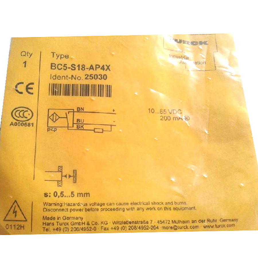 TURCK BC5-S18-AP4X 25030 Inductive sensor PNP