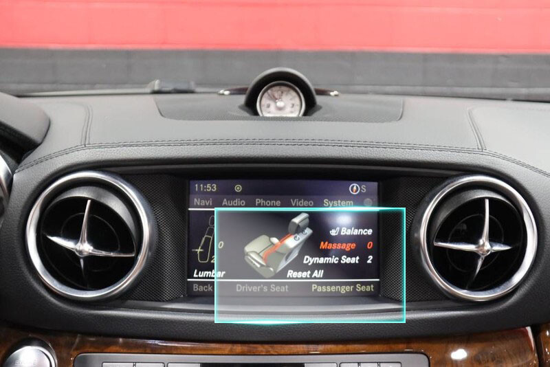 Crystal Clear Screen Protector for 2013 Mercedes Benz SL550 Vehicle Navigation