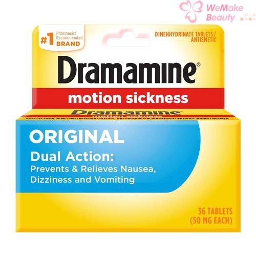 Dramamine Original Motion Sickness Relief 50mg 36 Tablets New In Box