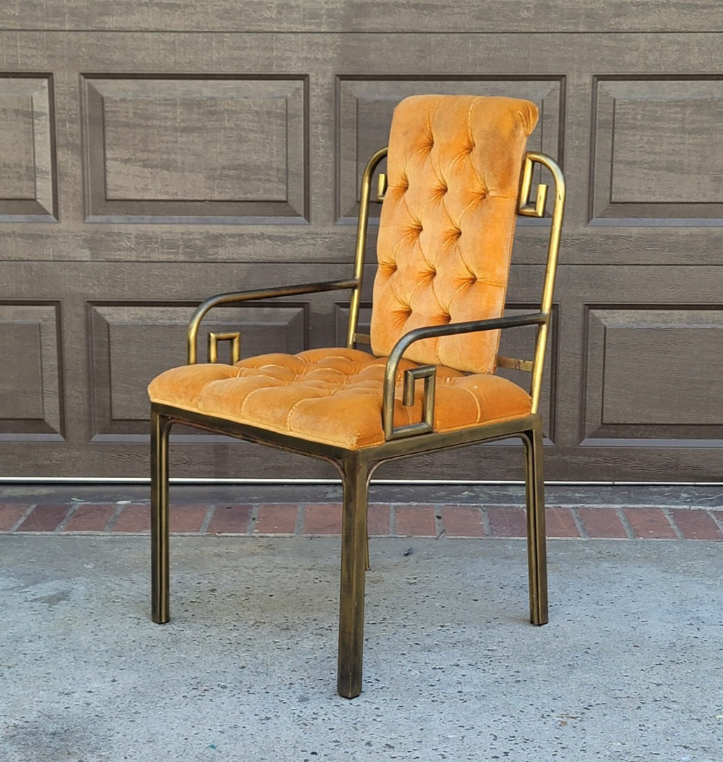 Vintage Mastercraft Greek Key Motif Desk or Dining Side Chair
