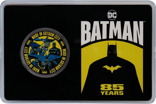 DC Batman - Limited Edition Coin - 85th Anniversary [Used Very Good Toy] Colle