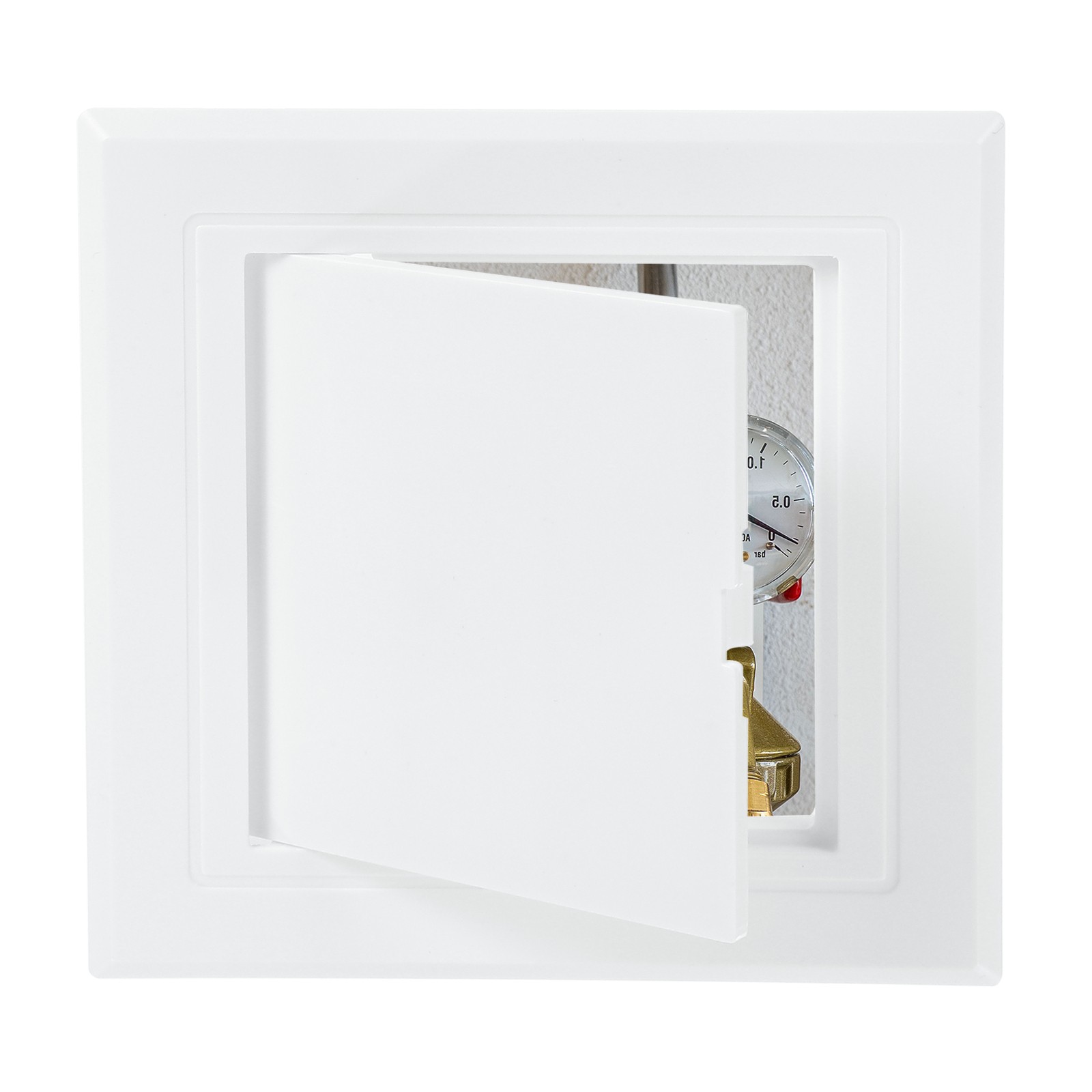 4.8x4.8 Inch Access Panel for Drywall and Ceiling, ABS Plastic Material (White)