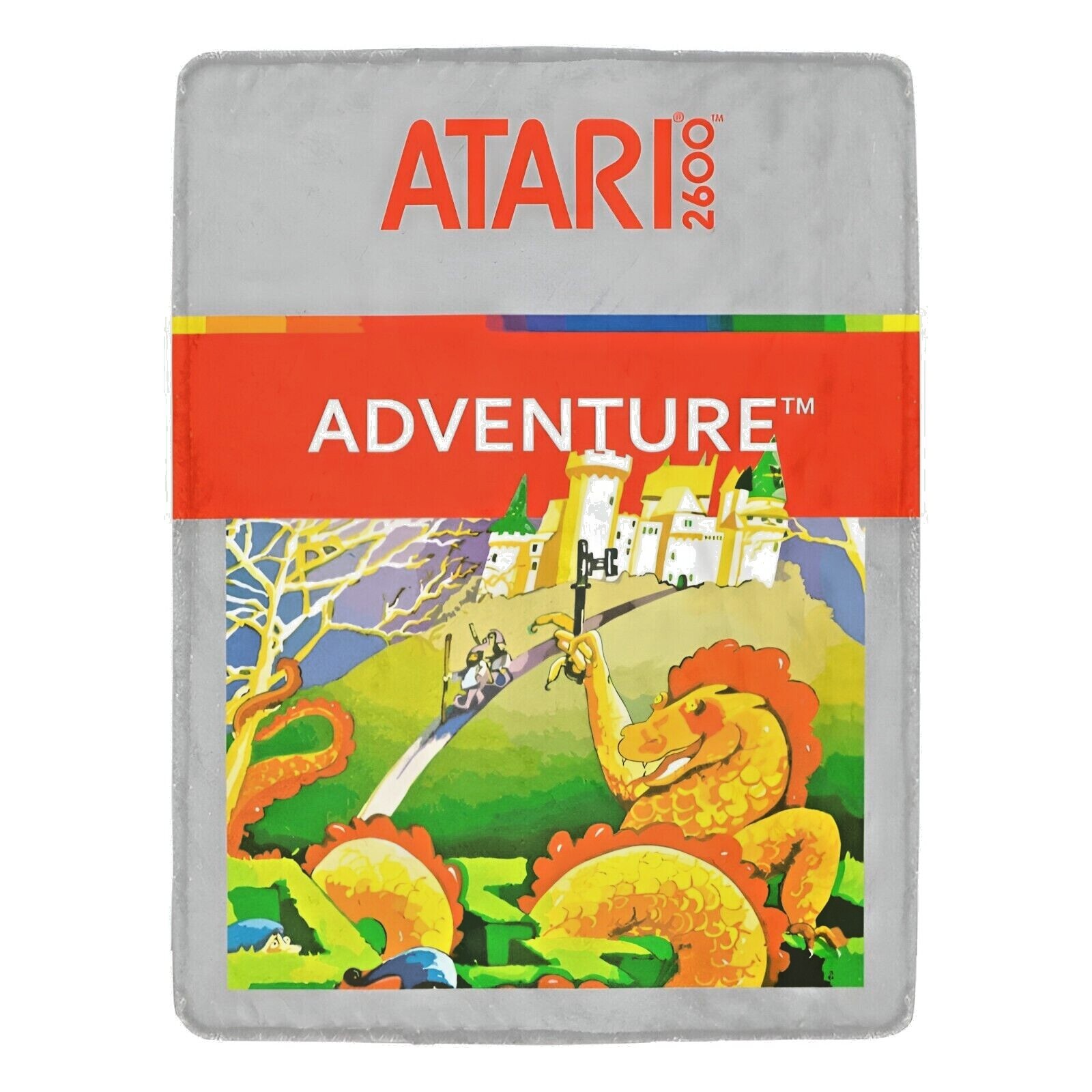 Vintage Style Retro Adventure ATARI Cover Game Ultra-Soft Micro Fleece Blanket