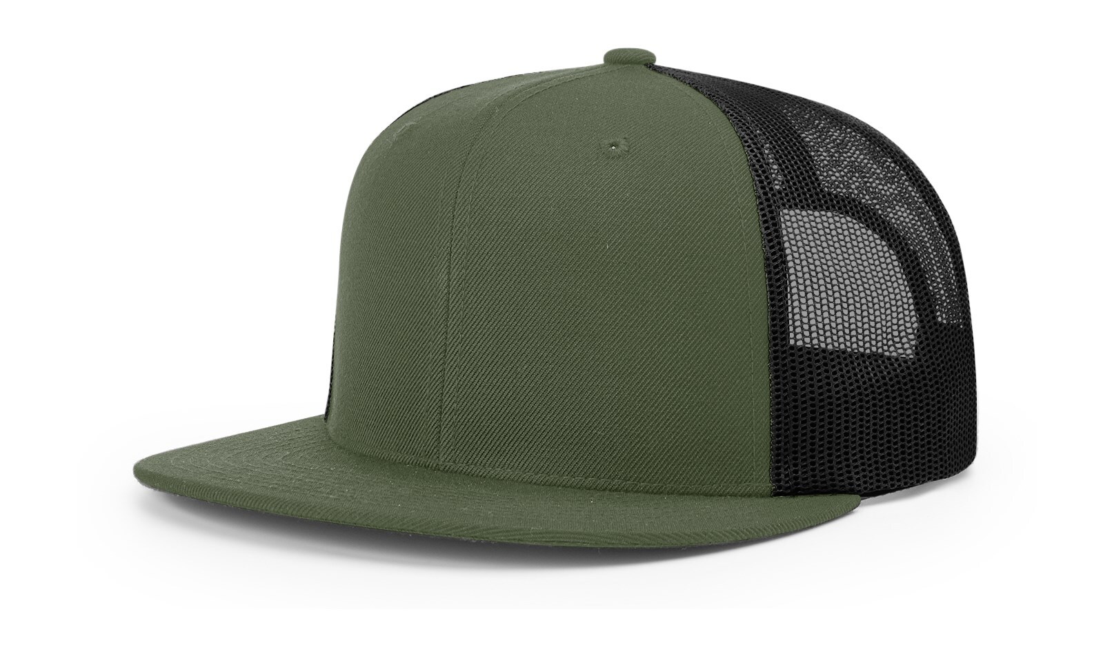 Richardson 511 Flatbill Trucker Cap Wool Blend Adjustable Snapback OSFM Hi-Pro