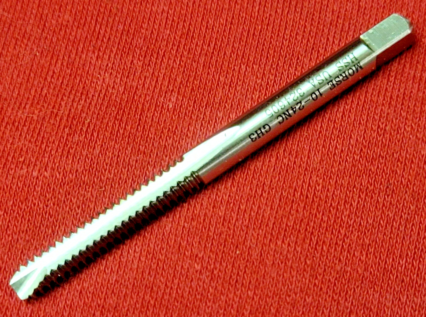 10-24 Bottom Tap Spiral Point Morse MT3634113 Power Tap 10/24 HS 2FL USA
