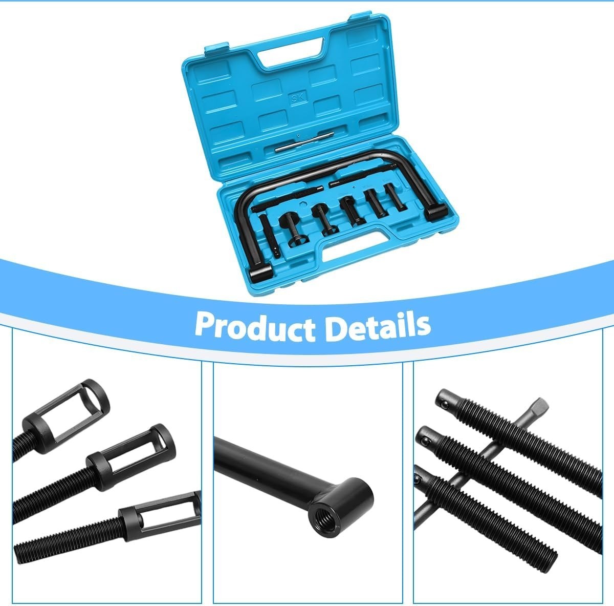 Motorcycle , 10PCS Small Engine Hollow Valve Spring Removal Tool with C-Clamp...