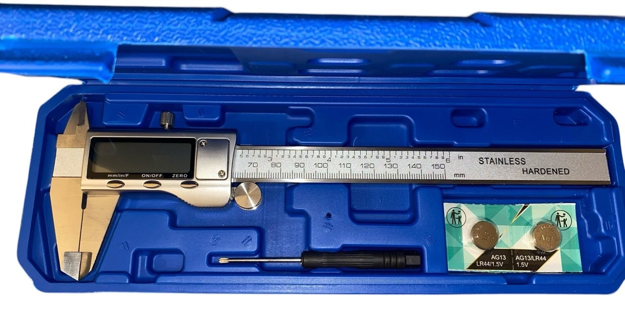 Digital Caliper With Case Instructions Batteries New