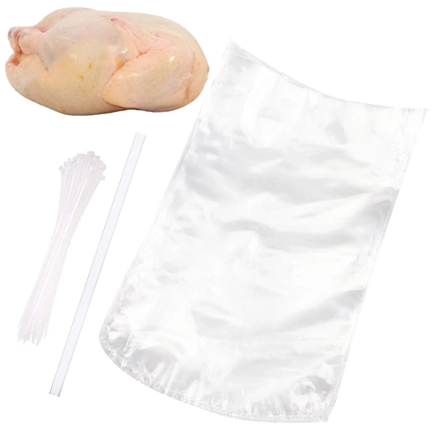 Poultry Shrink Wrap Bags,10x16 Inches 50 Pcs Clear Poultry Heat Shrink Bags F...