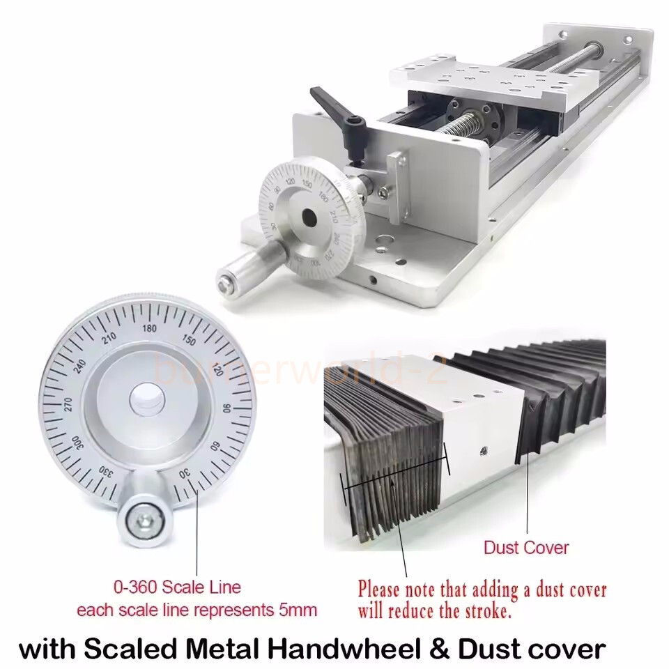 Heavy TH20 SUF1610-1000mm Stroke & 57 Motor Bracket Linear Rail Sliding Table