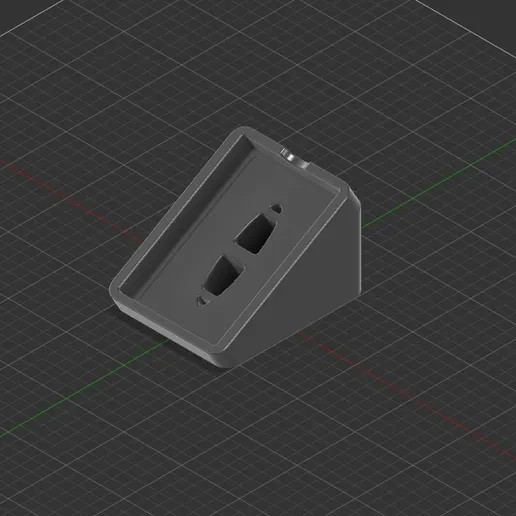 Angled Base Holder For LogiLink Wireless ID0120 - Black Color