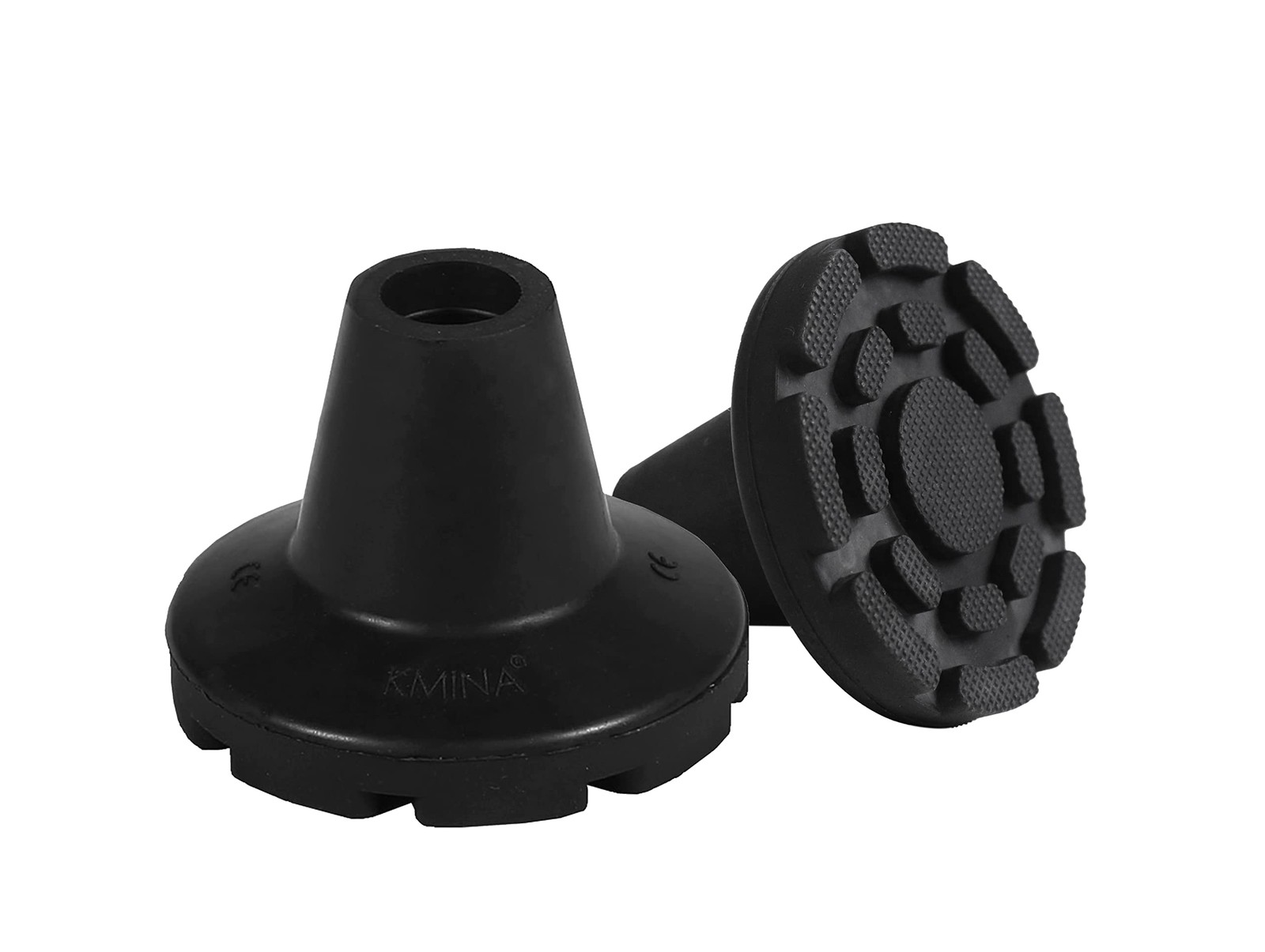 Crutch Tips 7/8 Inch (x2 Units), All Terrain Non-Slip Cane Tips, Heavy Duty R...