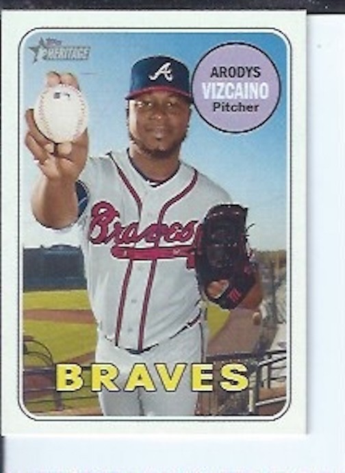 Arodys Vizcaino 2018 Topps Heritage High Numbers Short Print