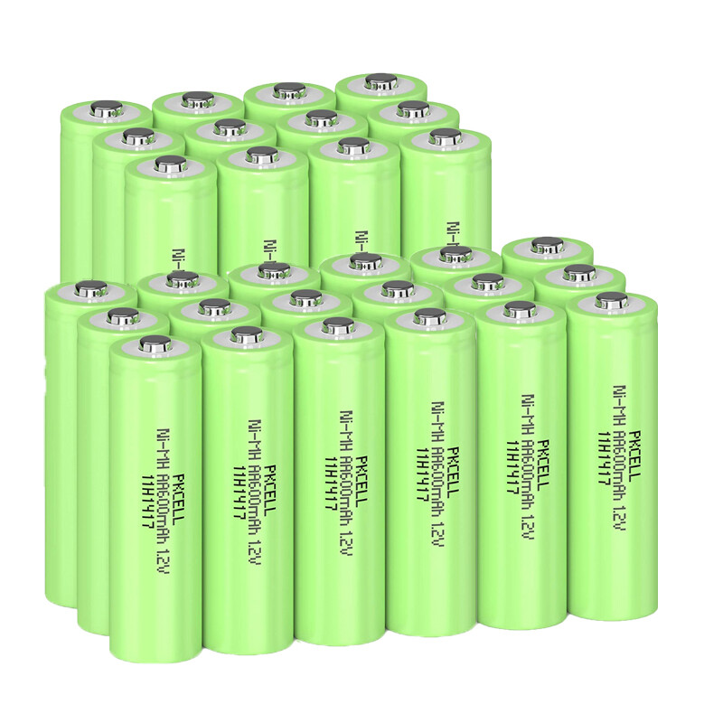 Lot PKCELL AA Rechargeable Battery Ni-MH 600mAh 1.2V Solar Light Batteries US