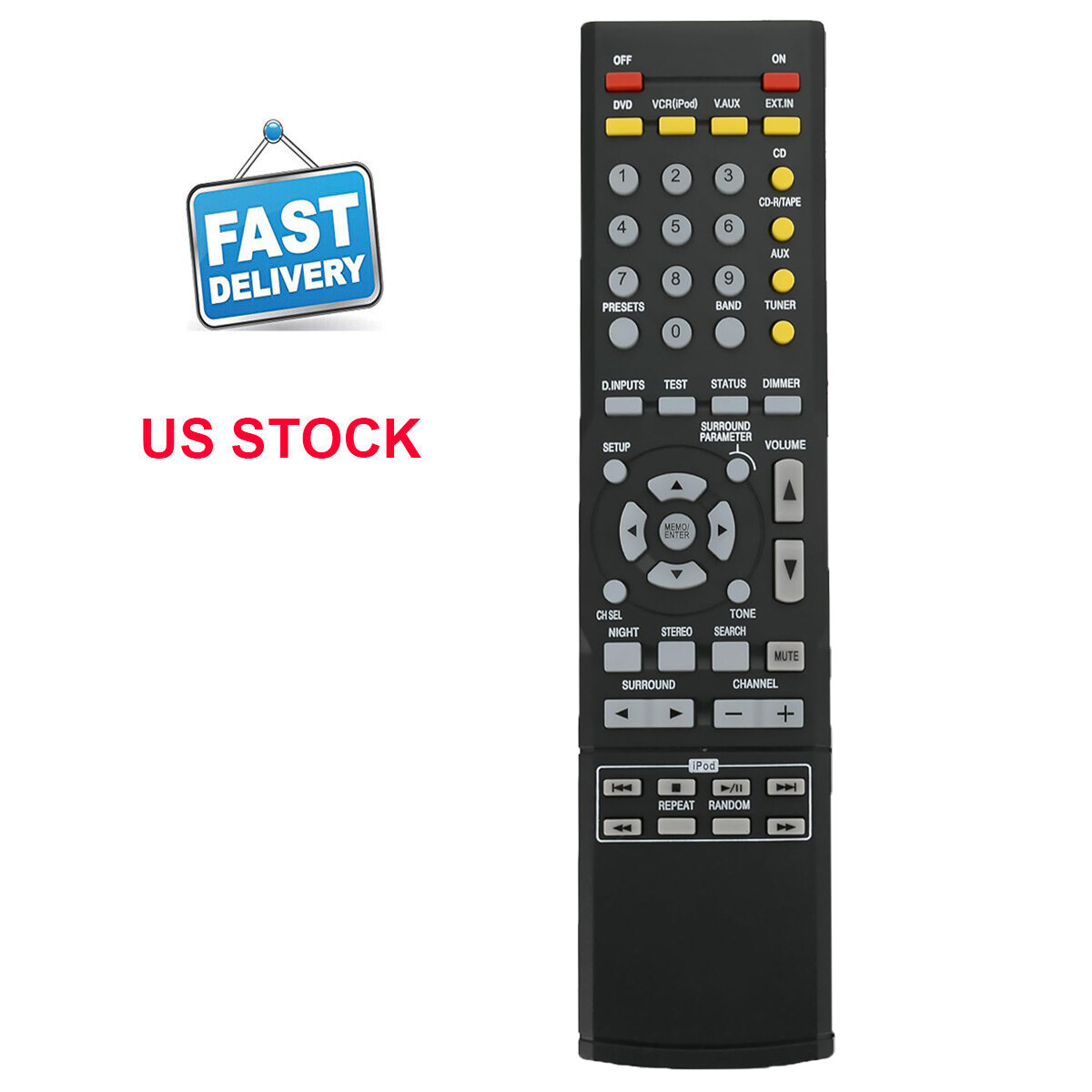 New US Remote Control For Denon AVR-2807 AVR-2808 AVR-2809 AV Receiver