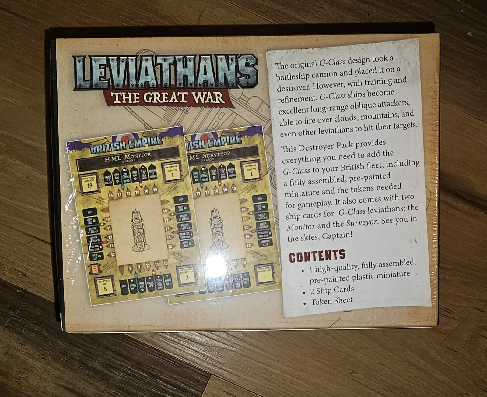 Levianthans Destroyer Ship Pack G-Class British (*See Per Order Flat Rate Shippi
