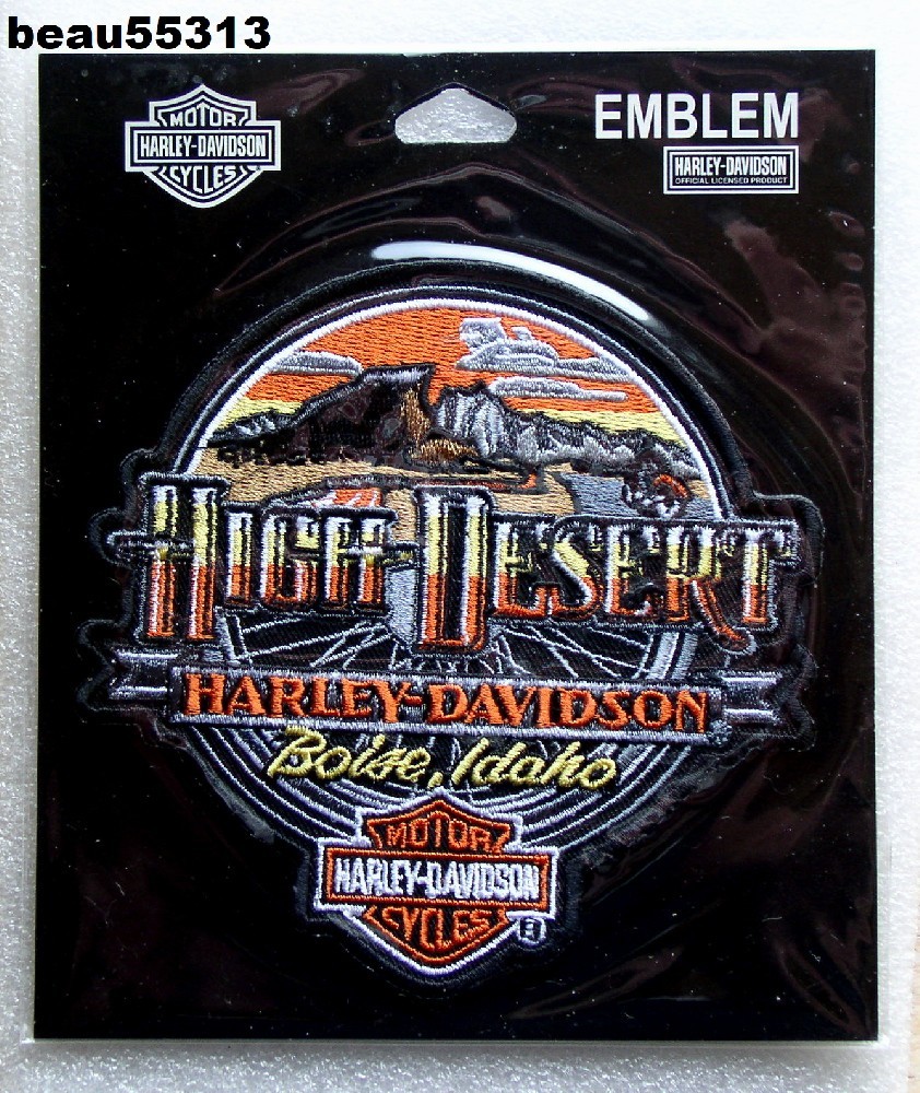 ⭐HIGH DESERT BOISE IDAHO HARLEY DAVIDSON DEALER VEST EMBLEM PATCH