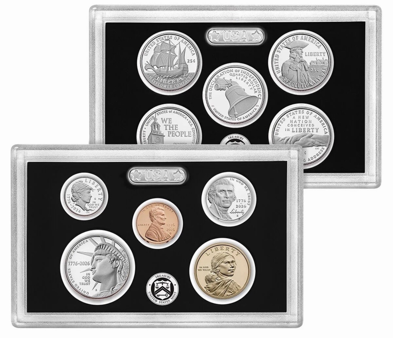 2026-S Silver Proof Set U.S. Mint 250th Anniversary 26RH