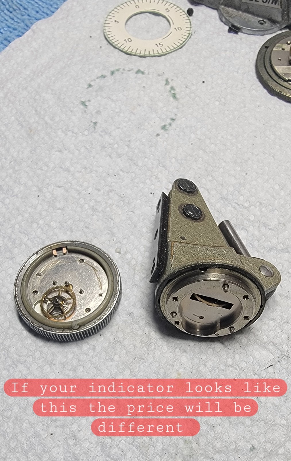 Interapid Dial Test Indicator -- REPAIR SERVICE --
