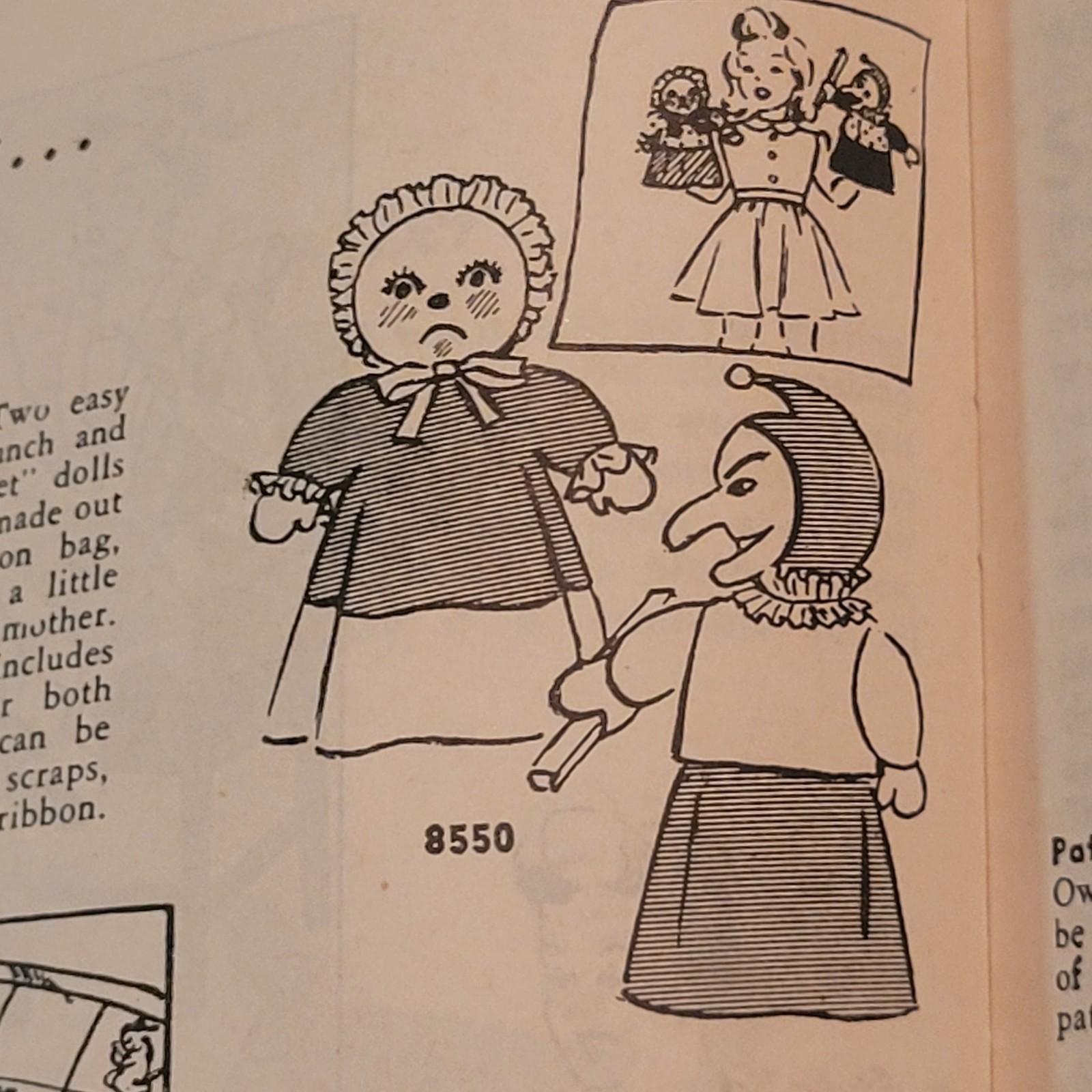 VTG Mail Order M.O. Sewing Patterns 1940s Bag Magic