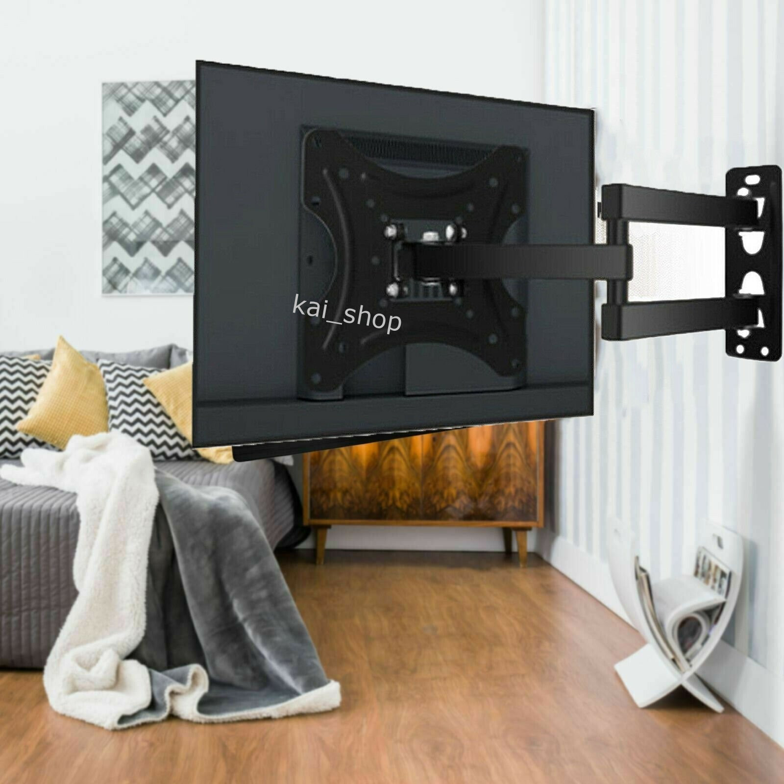 TV WALL BRACKET MOUNT SLIM FOR 14 19 26 30 32 40 42 43 IN FLAT 3D LCD LED PLASMA