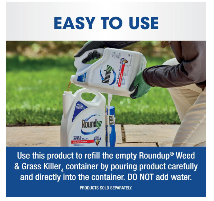 Roundup Concentrate Weed Killer - Trees, Driveways, Walkways 1.25 Gallons