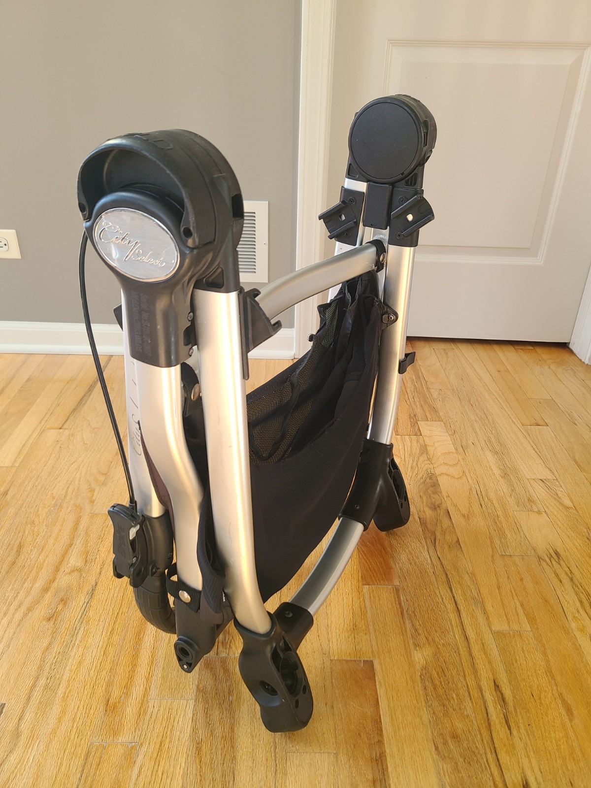City Select Baby Jogger Stroller Replacement Chassis Frame SILVER Great Cond!