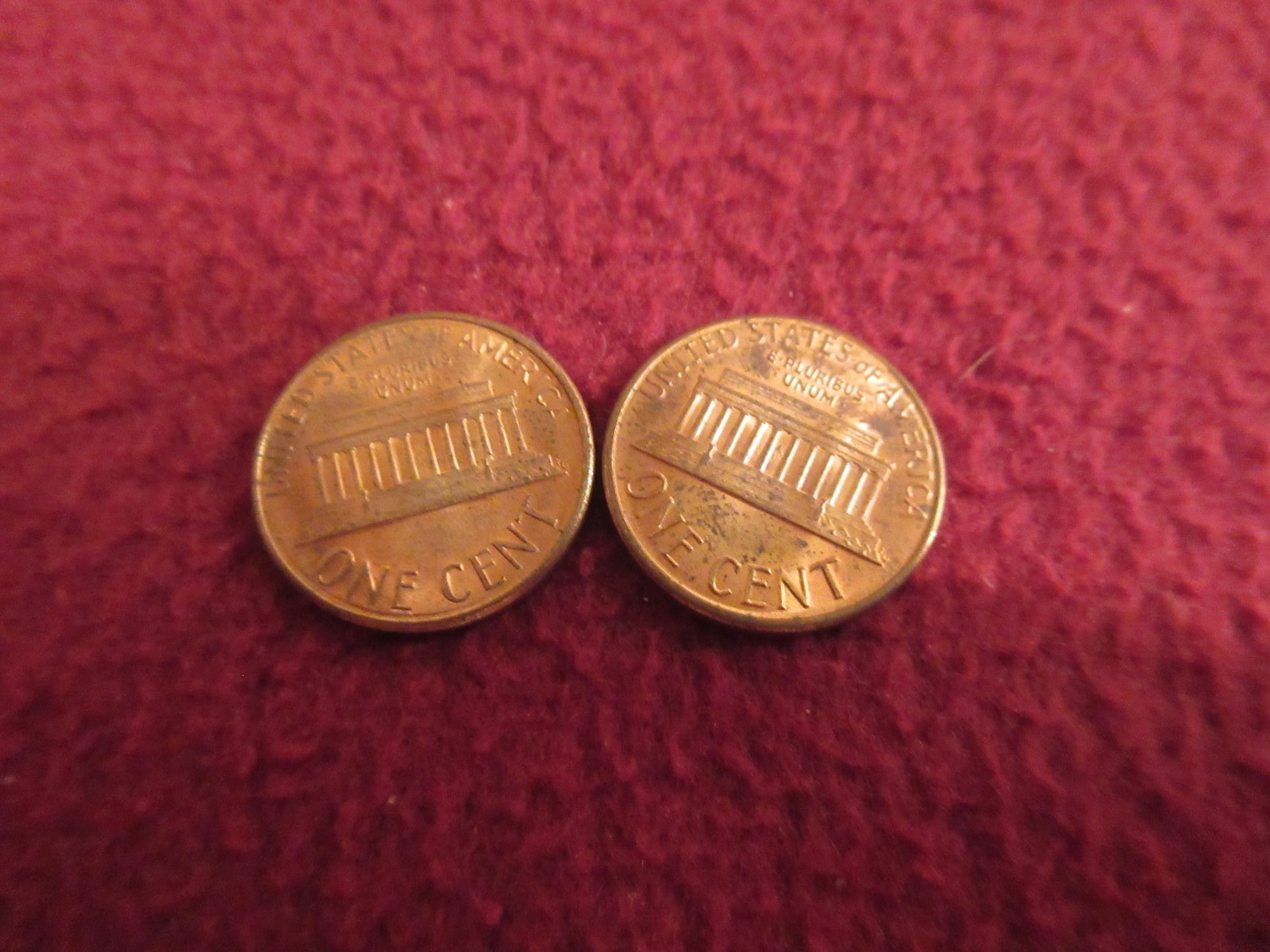 (2) 1987D LINCOLN CENTS 1987 LARGE D & 1987 SMALL D ERRORS ?