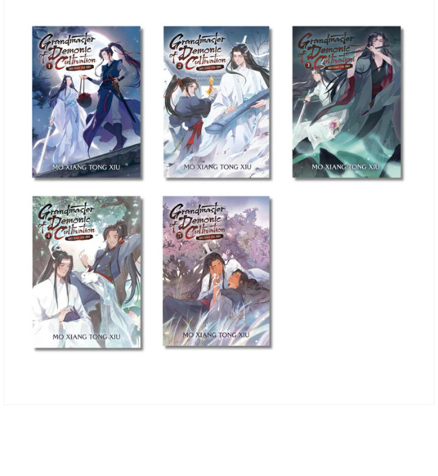 Grandmaster of Demonic Cultivation Vol. 1-5 Series- Mo Xiang Tong Xi (Paperback.