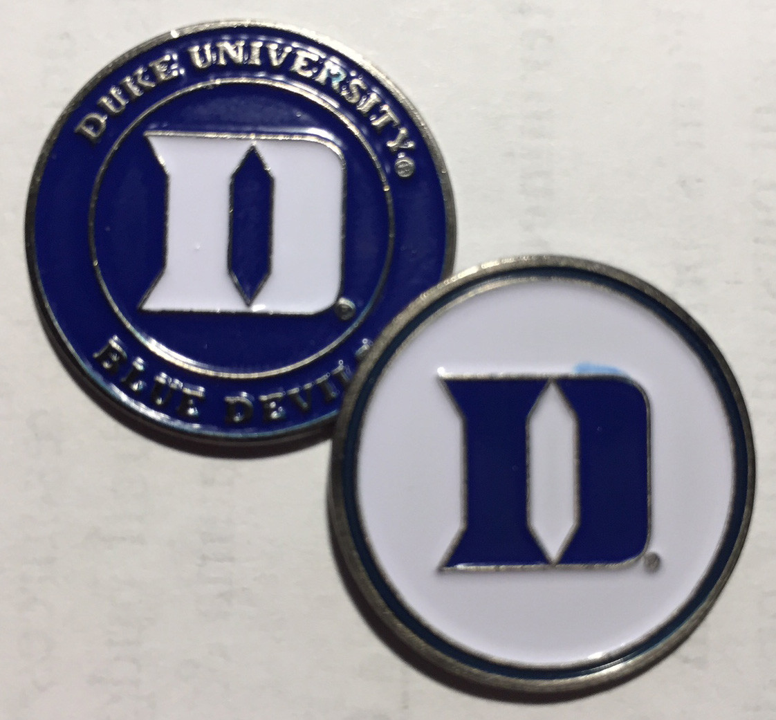 Duke University Golf Ball Marker New