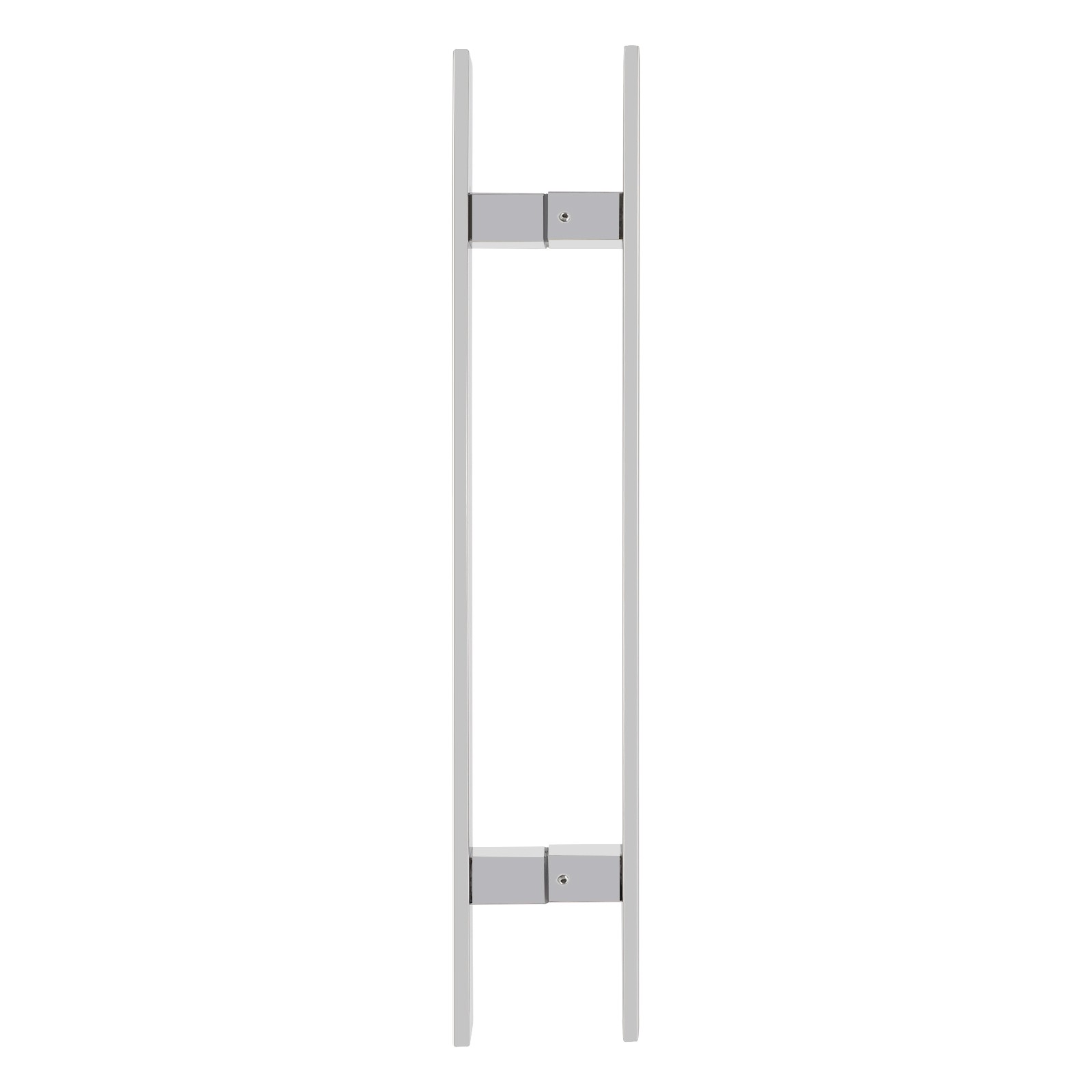Stainless Steel Double Sided Push Pull Door Handle, H-shaped Door Pull Handle