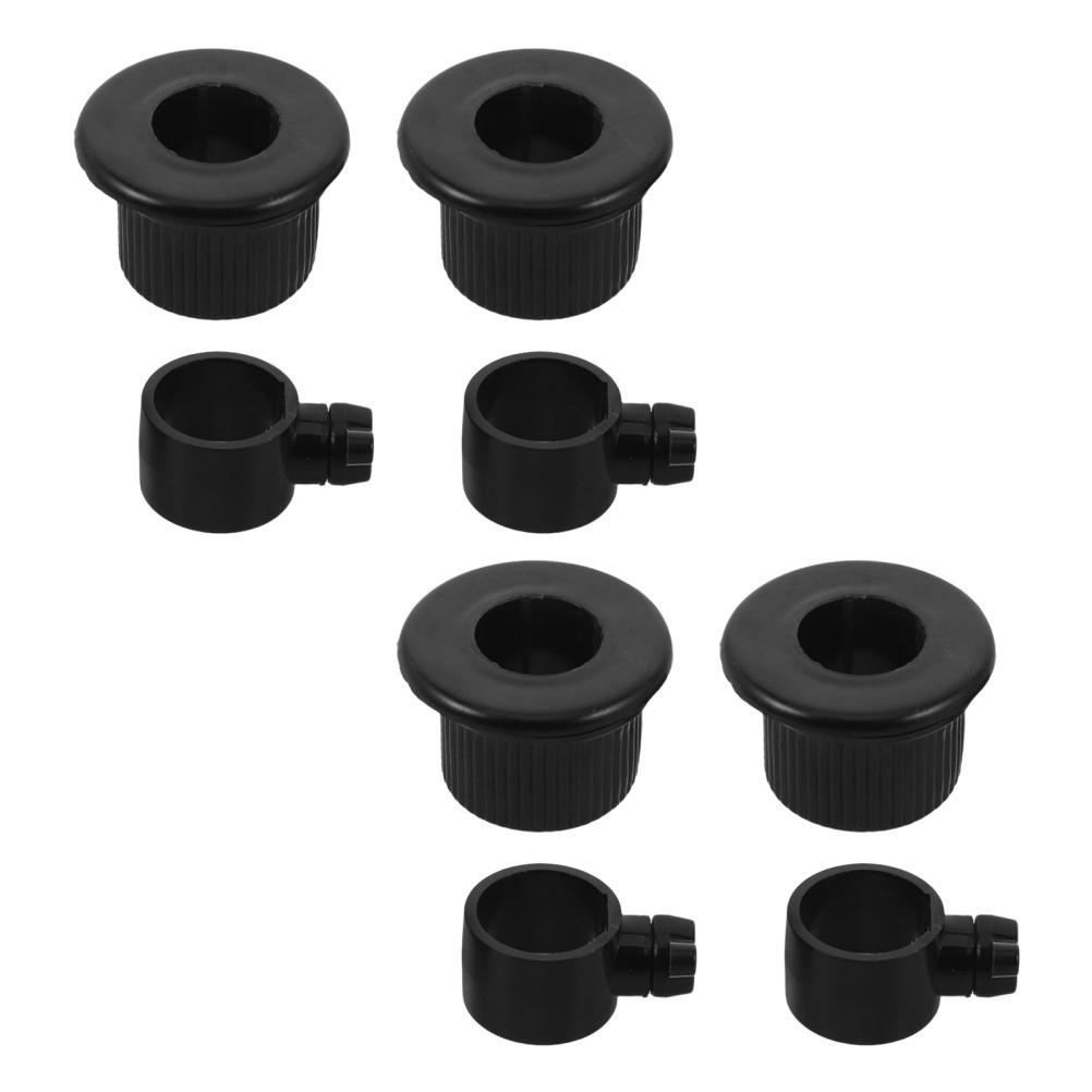 4 Pcs Display Jewelry Rack Fitting Rotating Plastic Threaded Accessory