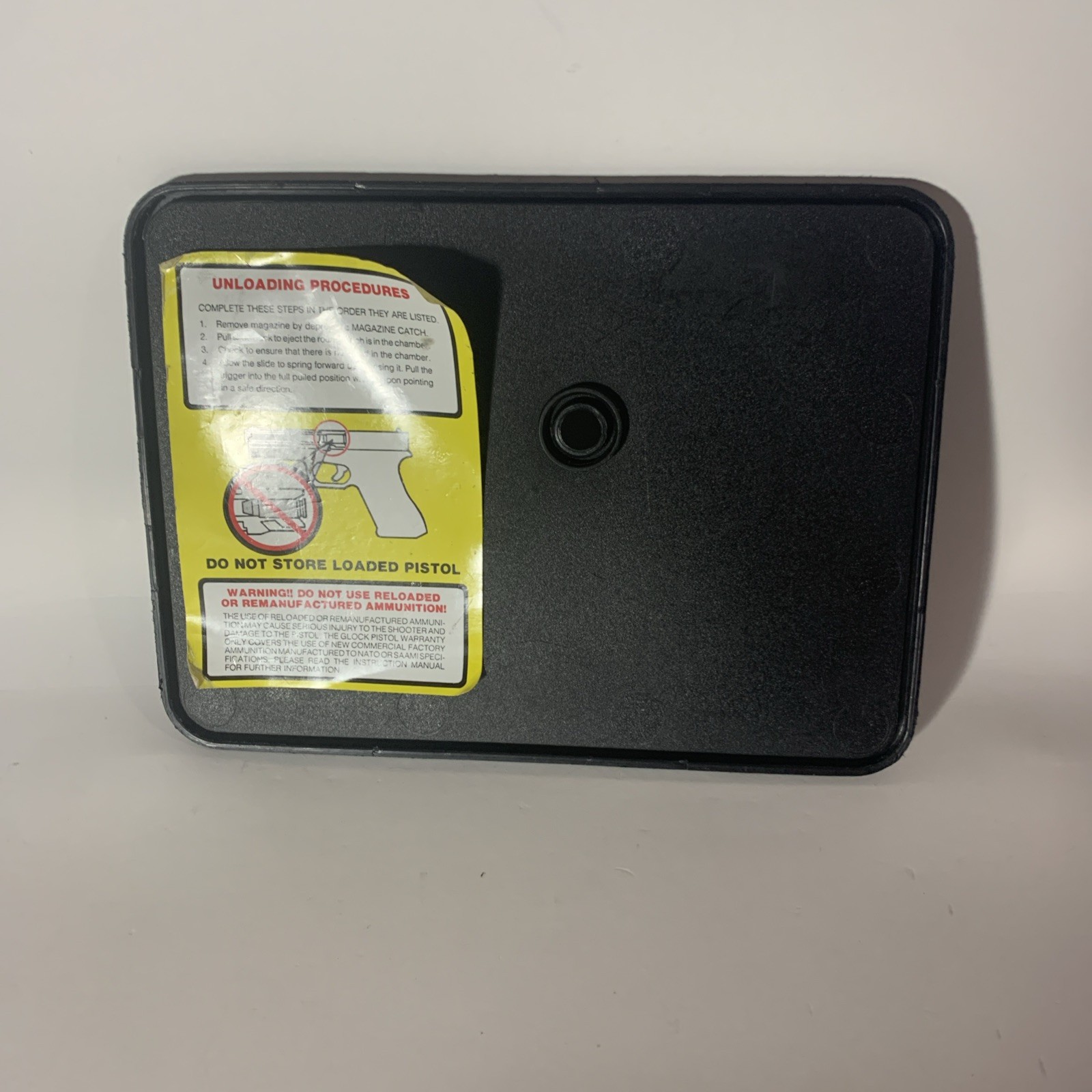 OEM GLOCK Tupperware Plastic Case Storage Box Black 20 21 40