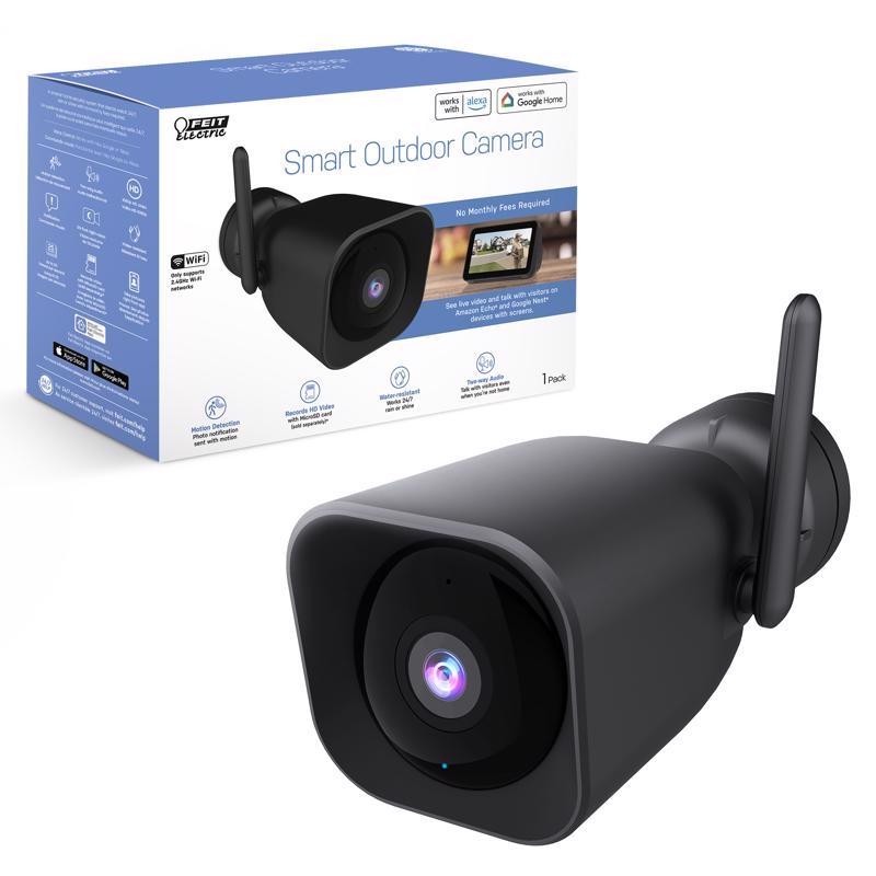 New Feit Smart Home Plug-in Outdoor Smart-Enabled Security Camera