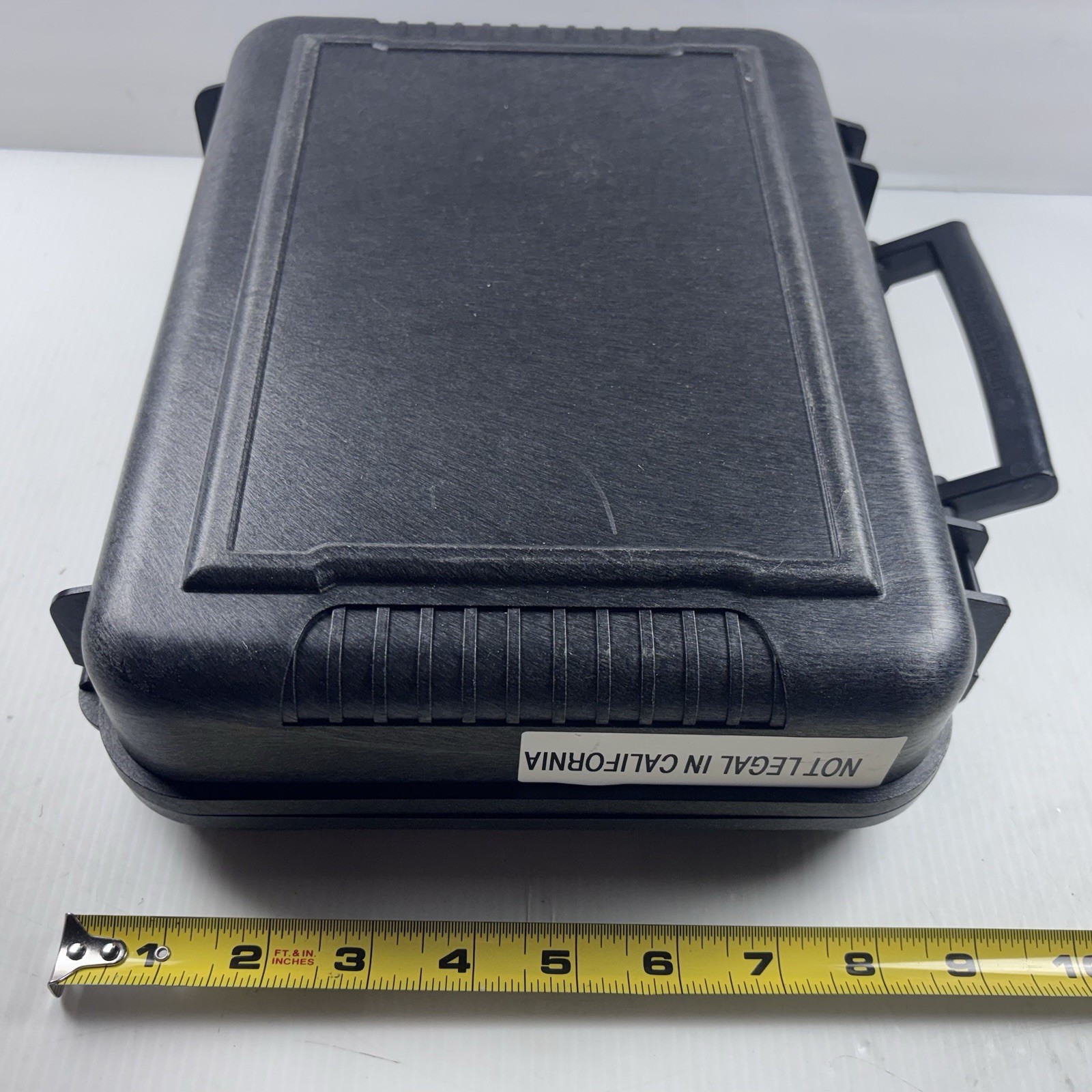 Springfield Armory XDE Black Hard CASE ONLY for 9mm Gun EMPTY with Lock ~ 2 Keys