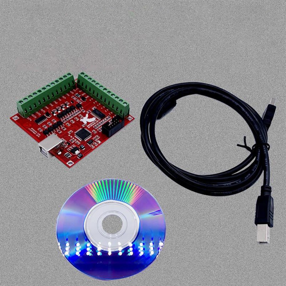 USB CNC Controller Card 3.15*3.03inch Motion Controller 0-10V Output for port