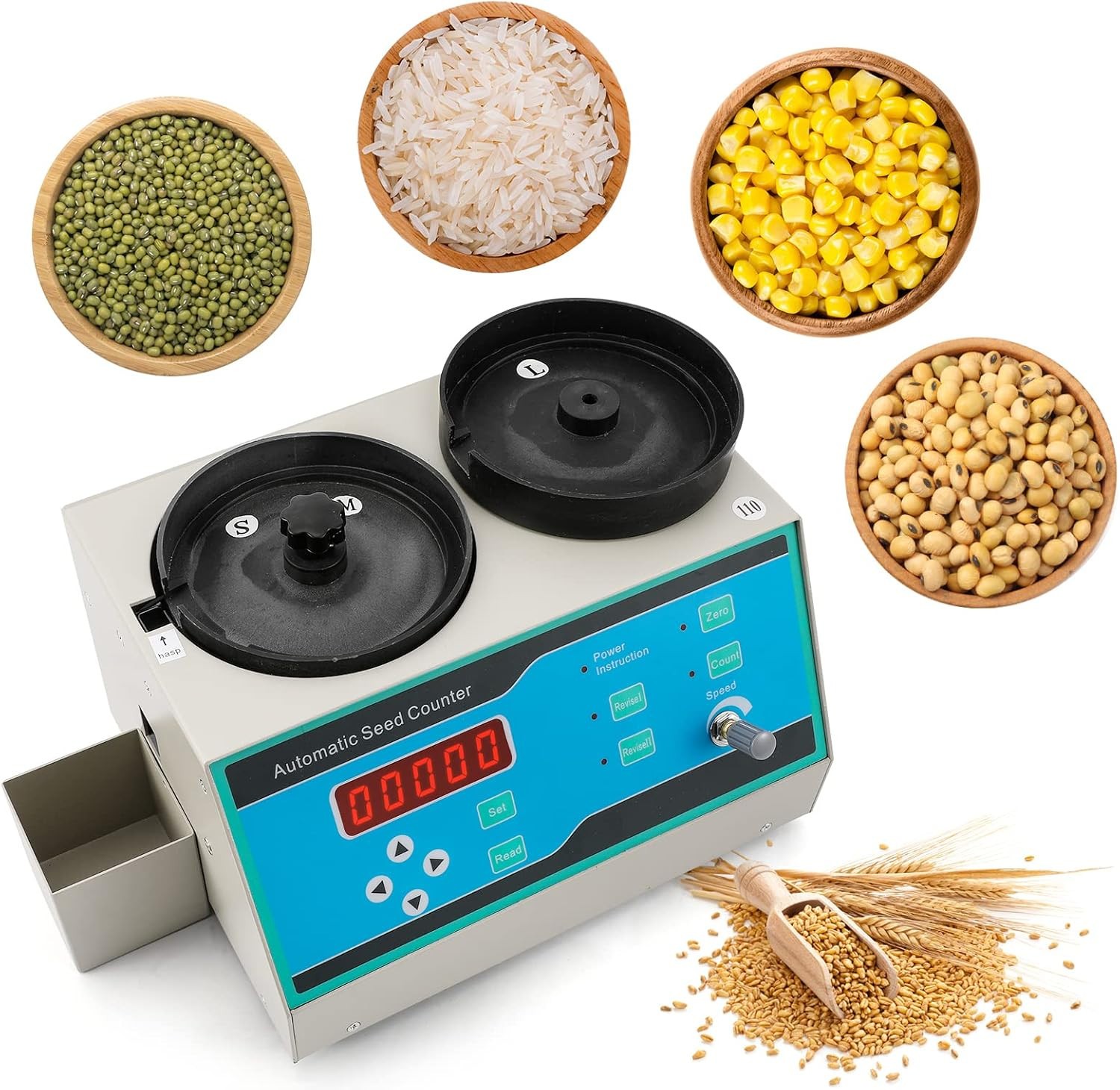 CGOLDENWALL Automatic Seeds Counter Machine Microcomputer Counting Instrument 🔥