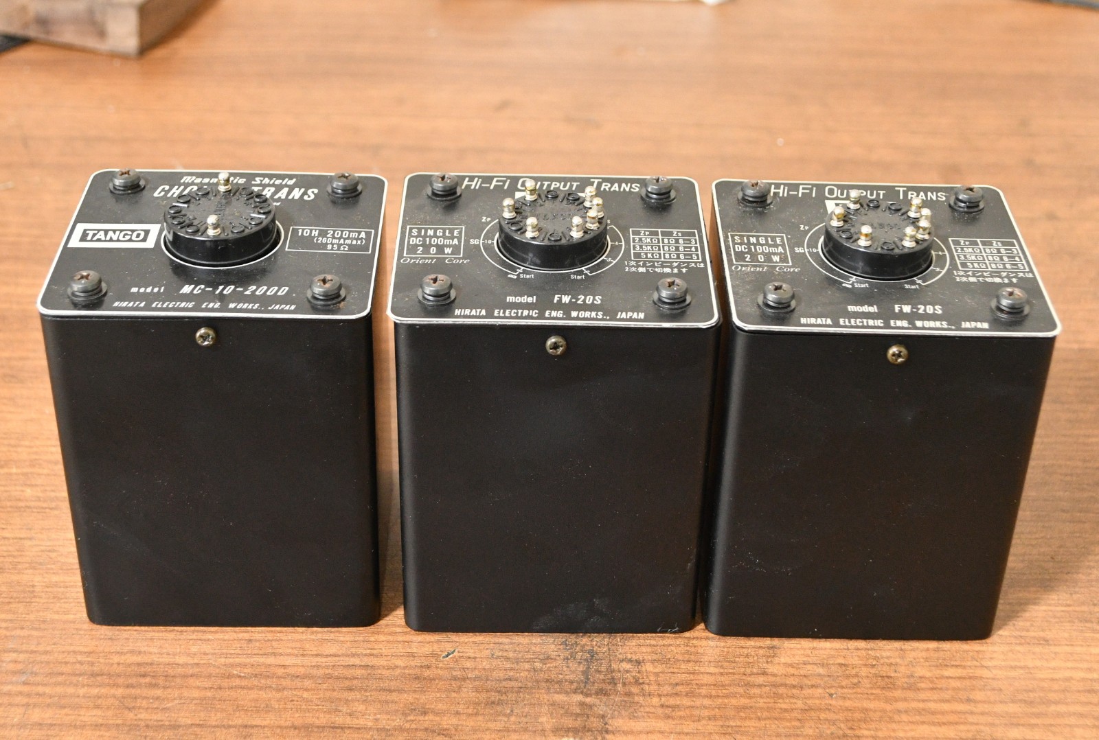 New old stock HIrata TANGO FW-20S output transformer and choke for 300B, 2A3, 45