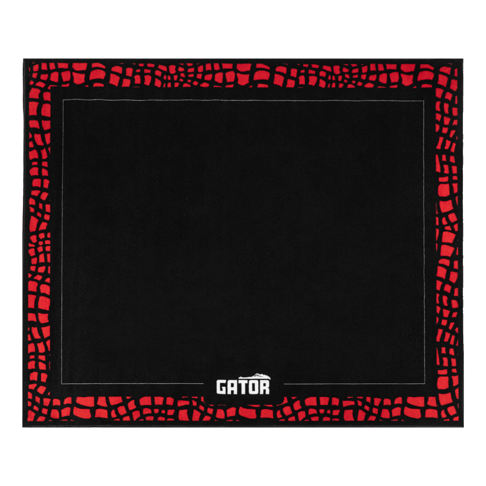 Gator Cases GP-DRUMRUG-BK MiZone Series 78x66” Drum Rug - Black