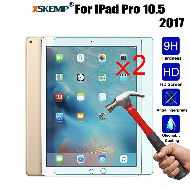 2PCS Tempered Glass HD Screen Protector For Apple iPad Pro 10.5 Protective Film