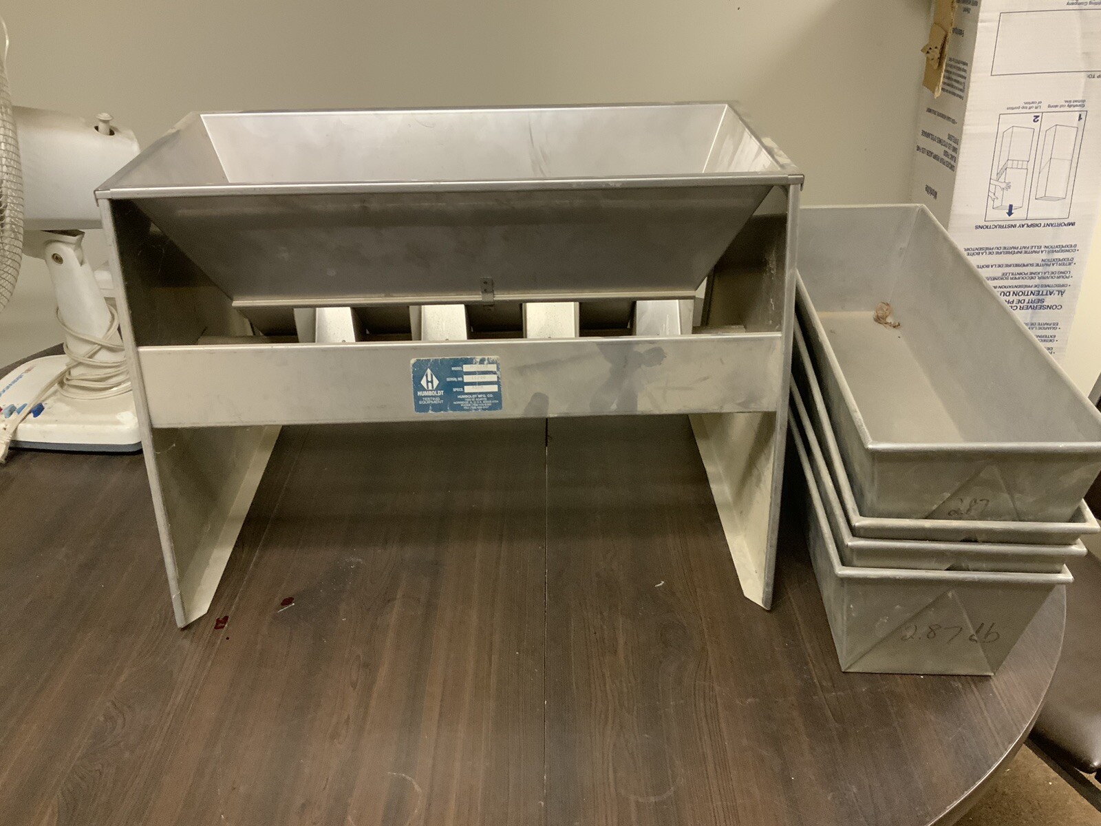 Humboldt coarse aggregate sieve splitter