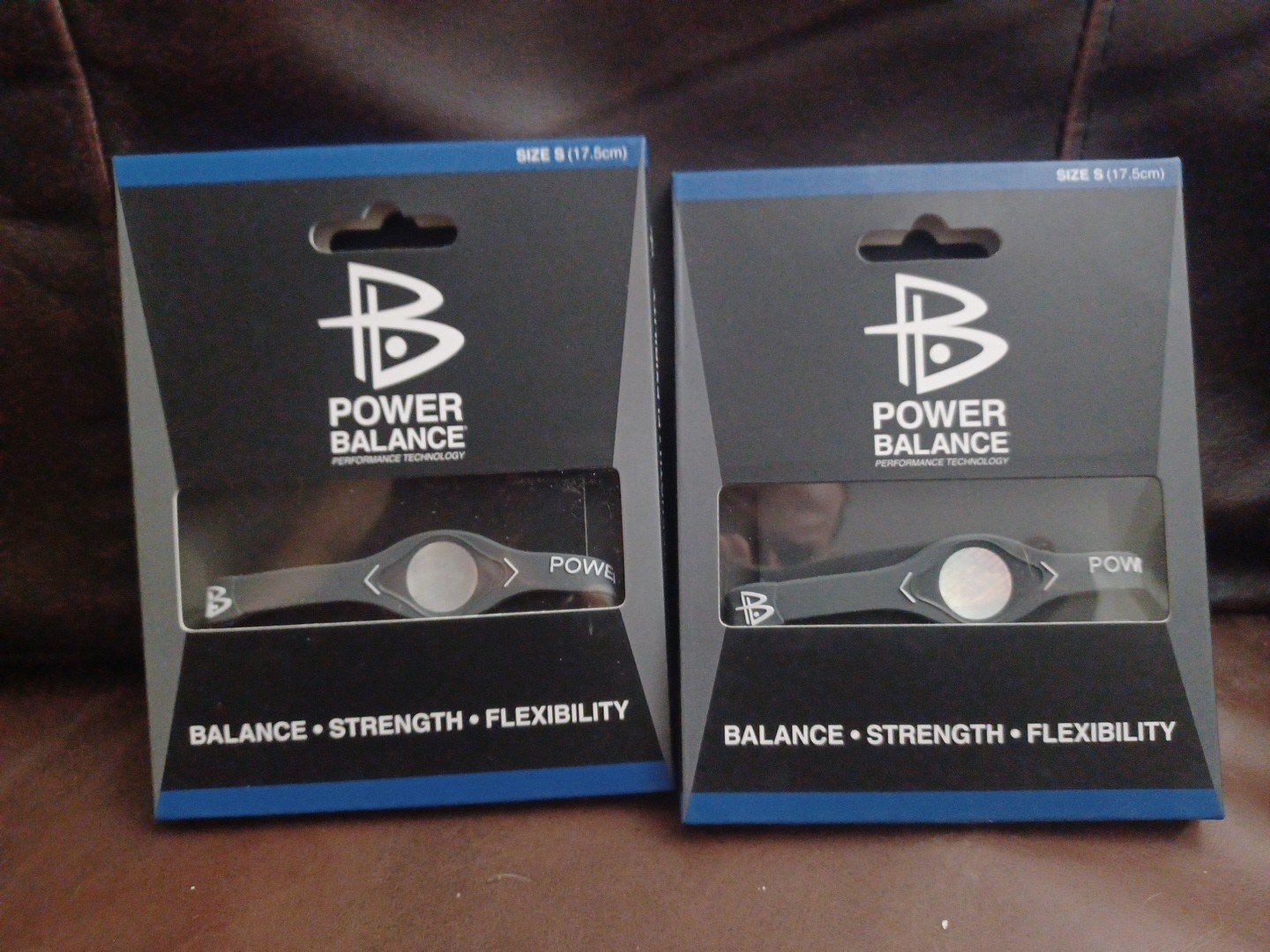 Lot of 2 Power Balance Energy Bracelet Size Small Color Charcoal