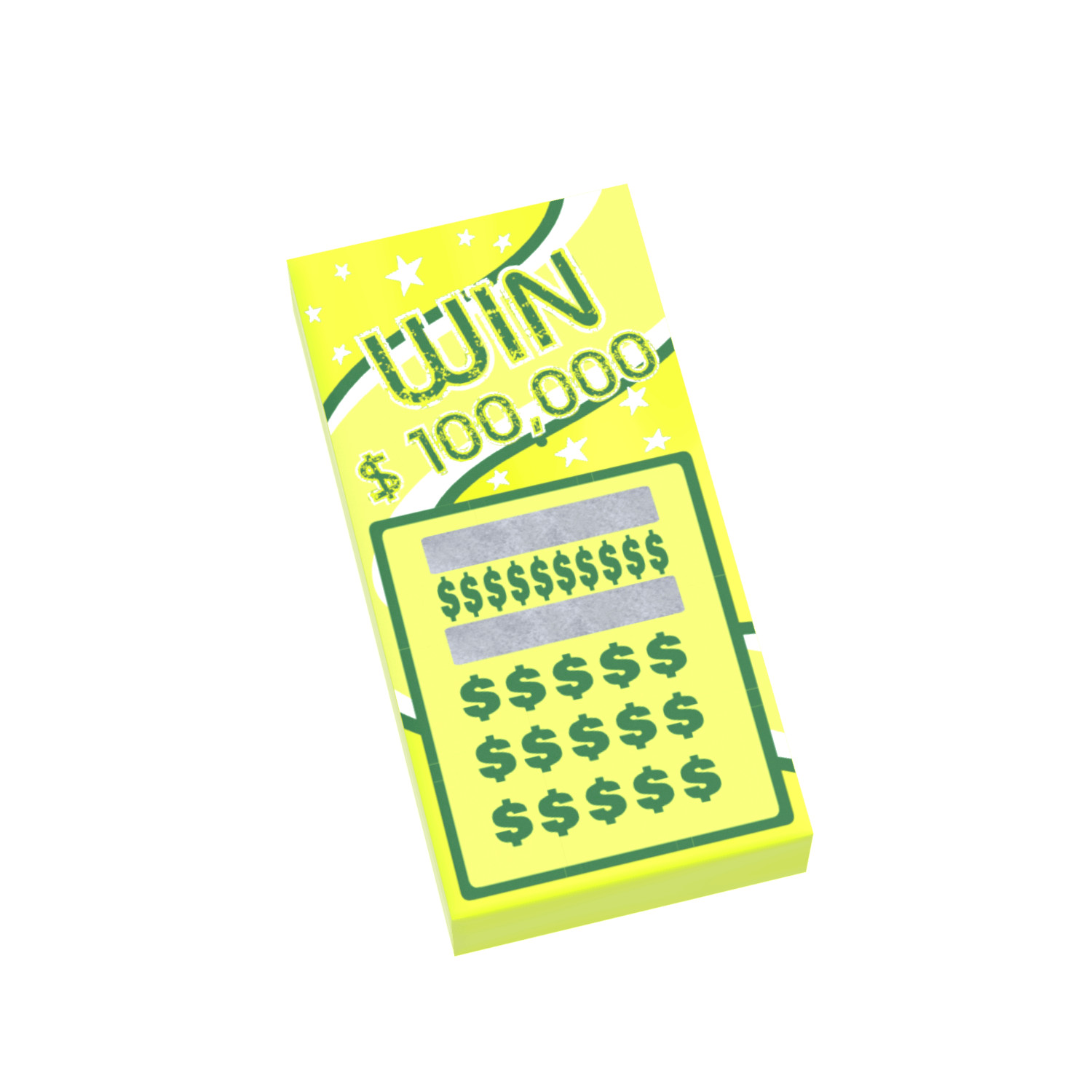 Lucky Tiles - Scratch Card - Minifig Accessory - Custom Printed -  Brick City