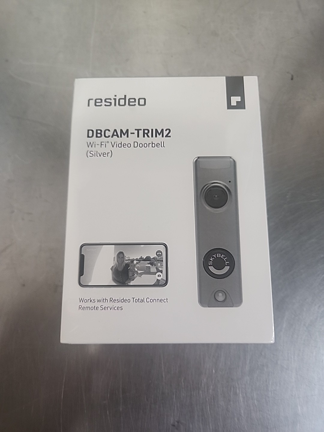 Resideo Honeywell DBCAM- TRIM2 Video Doorbell Wi-Fi (SILVER)
