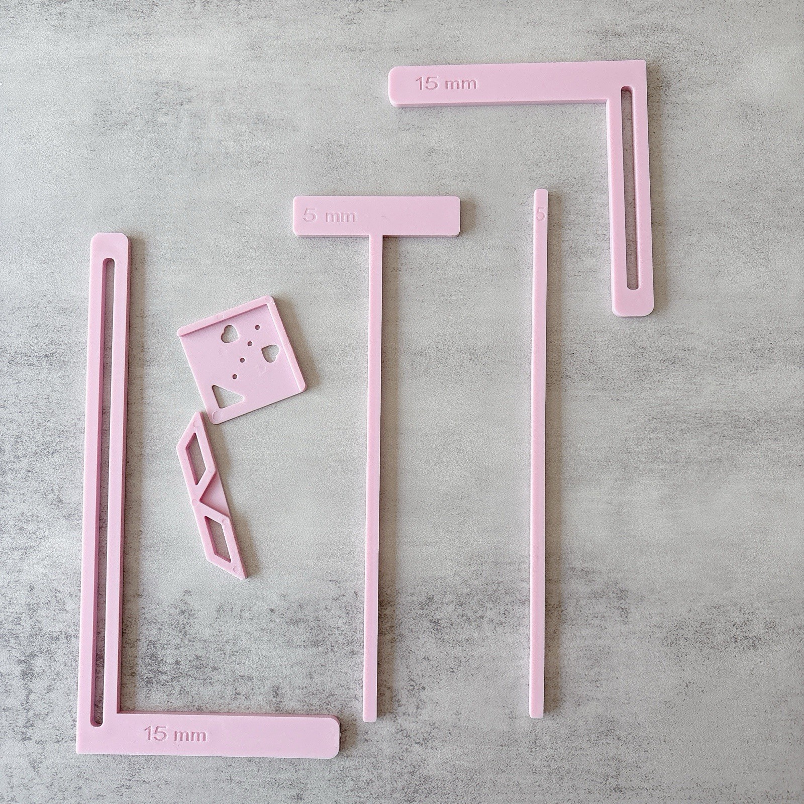Bookbinding 6Pcs Easy Scrapbooking Tool for Starter, Complete Great Stencils and