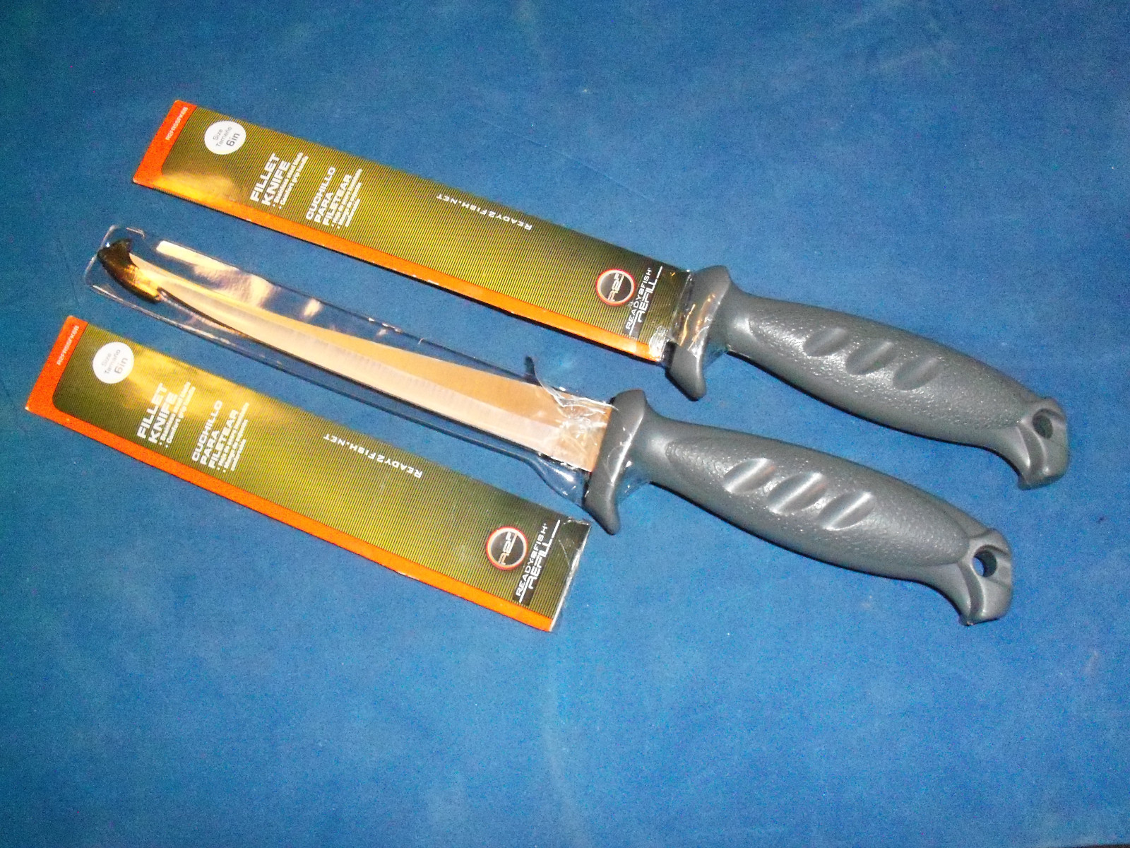 NEW 6" stainless steel 6" FISH FILLET KNIFE 2 PACK FREE SHIPPING