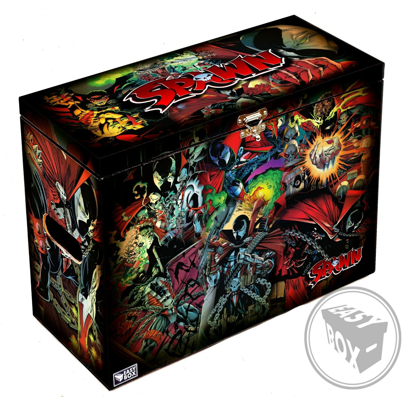 Spawn #3 - Large Comic Book Hard Storage Box Chest MDF