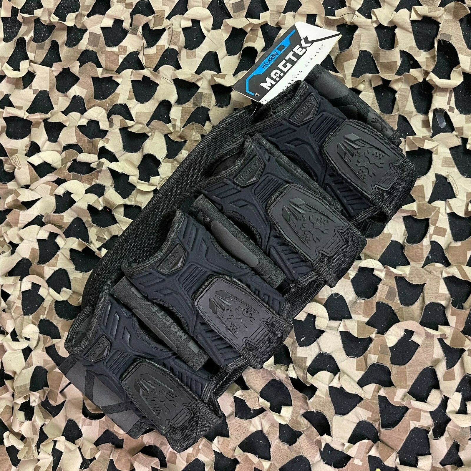 NEW HK Army Magtek Harness 4+3+4 - Blackout
