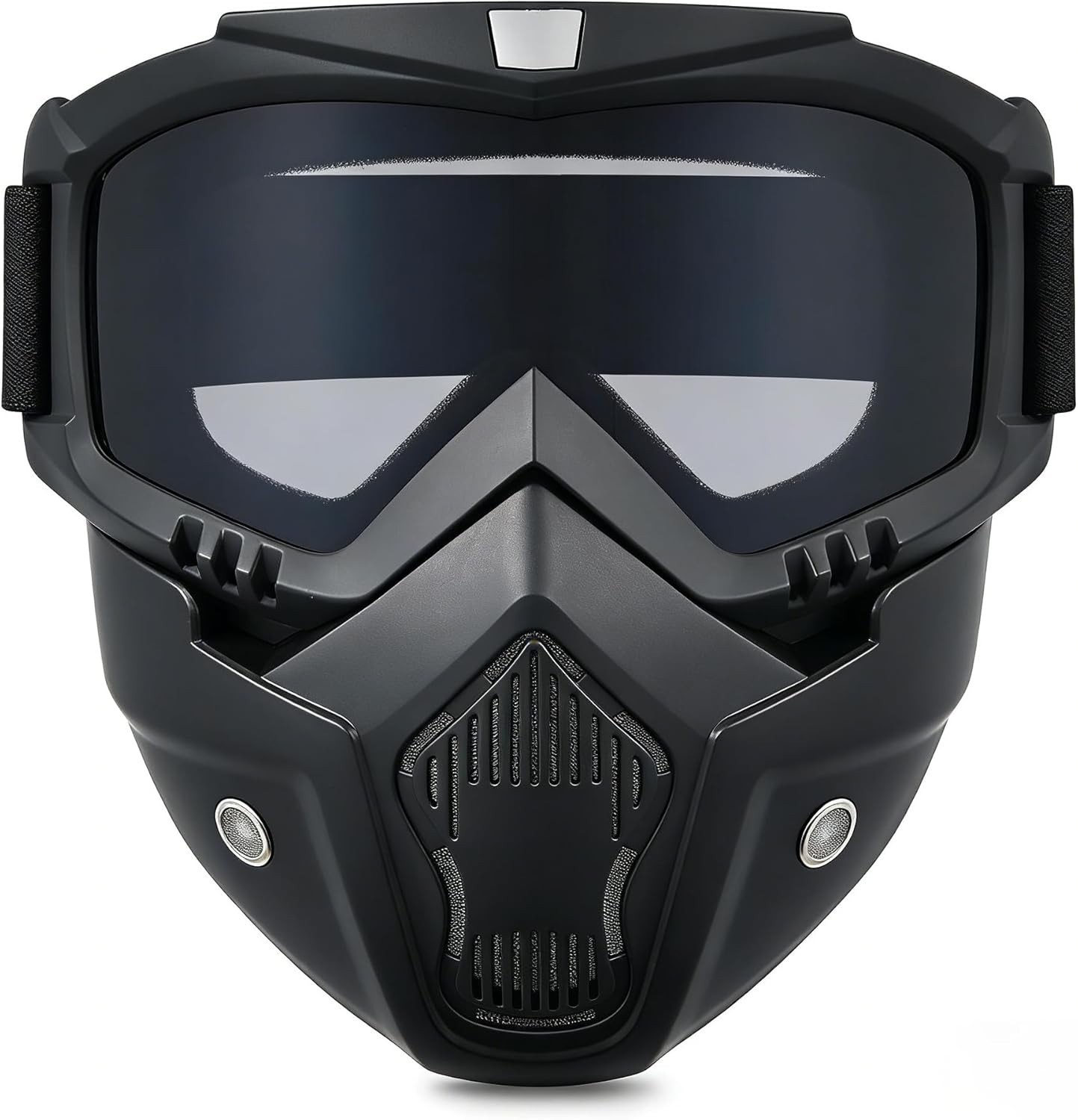 Full Face Airsoft Mask with HD Goggles - Skull Skeleton for Halloween, Cosplay &
