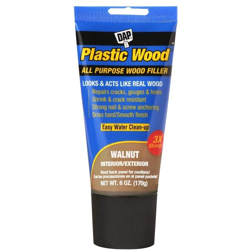 DAP Plastic Wood Latex All Purpose Wood Filler: 6.0 oz. (Walnut)