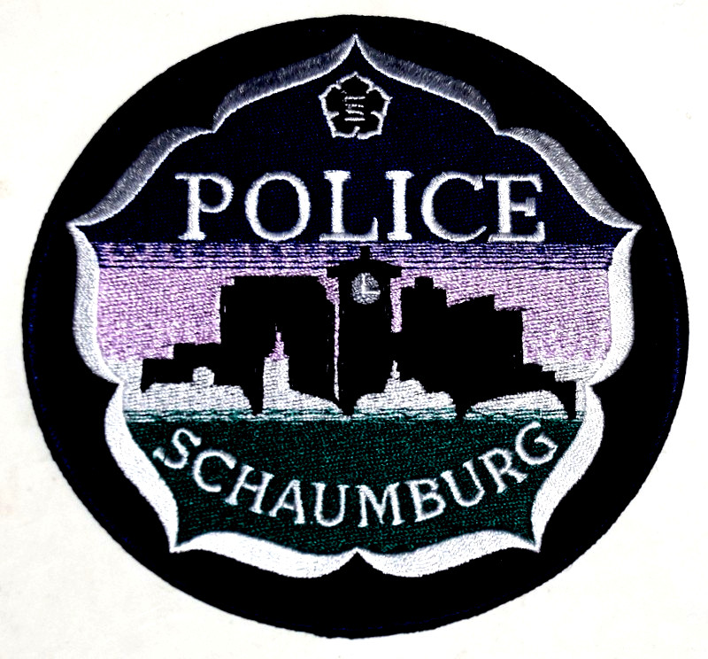 SCHAUMBURG – POLICE - ILLINOIS IL Sheriff Police Patch SKYLINE CLOCK TOWER